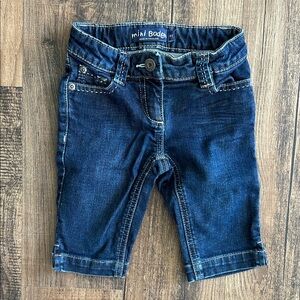 Mini Boden Dark Blue Kids Denim long Shorts